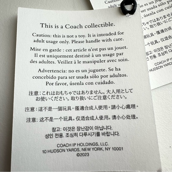 Coach Red Leather Bear Bag Charm Collectable Style CP369 - Picture 7 of 11